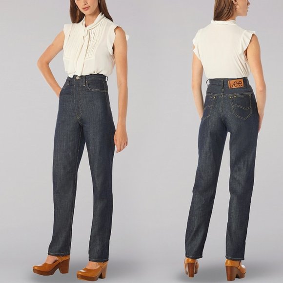 NWT Free People x Lee Lady Rider Jeans Plus Size 32 - Picture 8 of 15